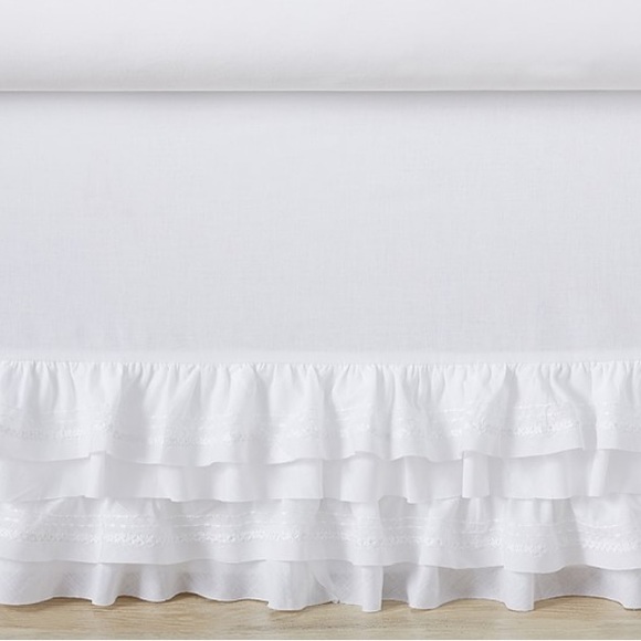 POTTERY BARN KIDS SADIE RUFFLE BEDSKIRT - Picture 2 of 4